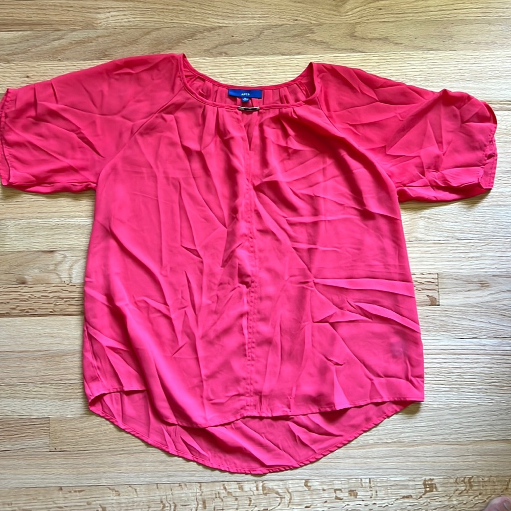 Apt 9 pink blouse